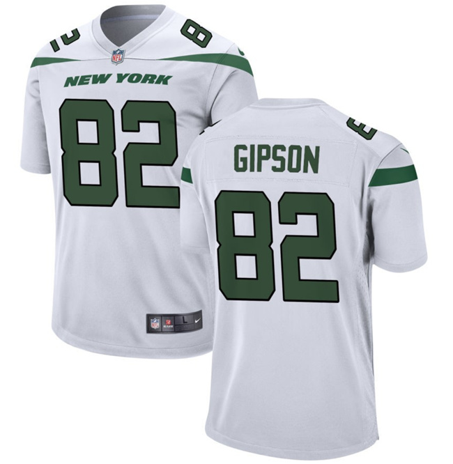 Women's New York Jets #82 Xavier Gipson White Football Stitched Jersey(Run Small)